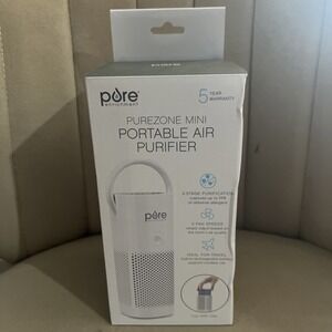 Pure Enrichment PureZone‎ Mini Portable Air Purifier True HEPA Filter, White